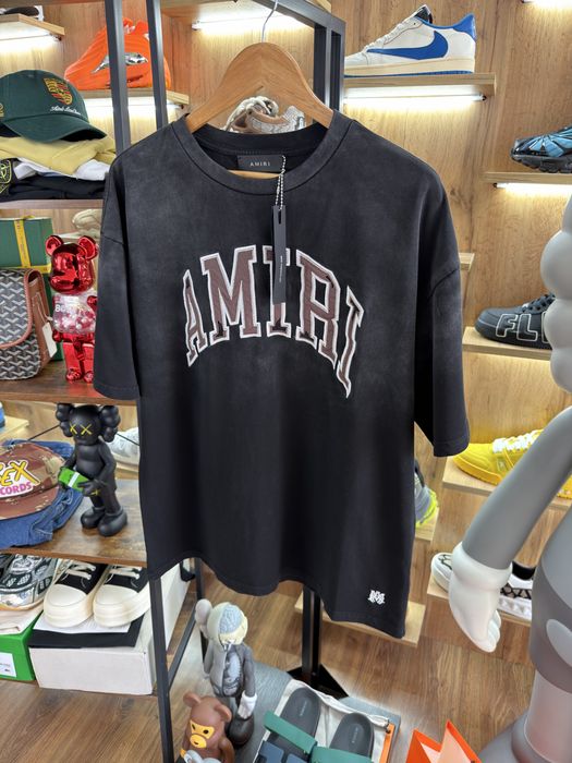 Футболка AMIRI Big Logo Faded Black / Brown