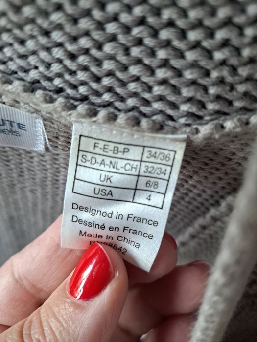 Colete cinza S La Redoute