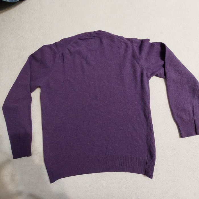 Sweter fioletowy wełna jagnięca Marc O'Polo