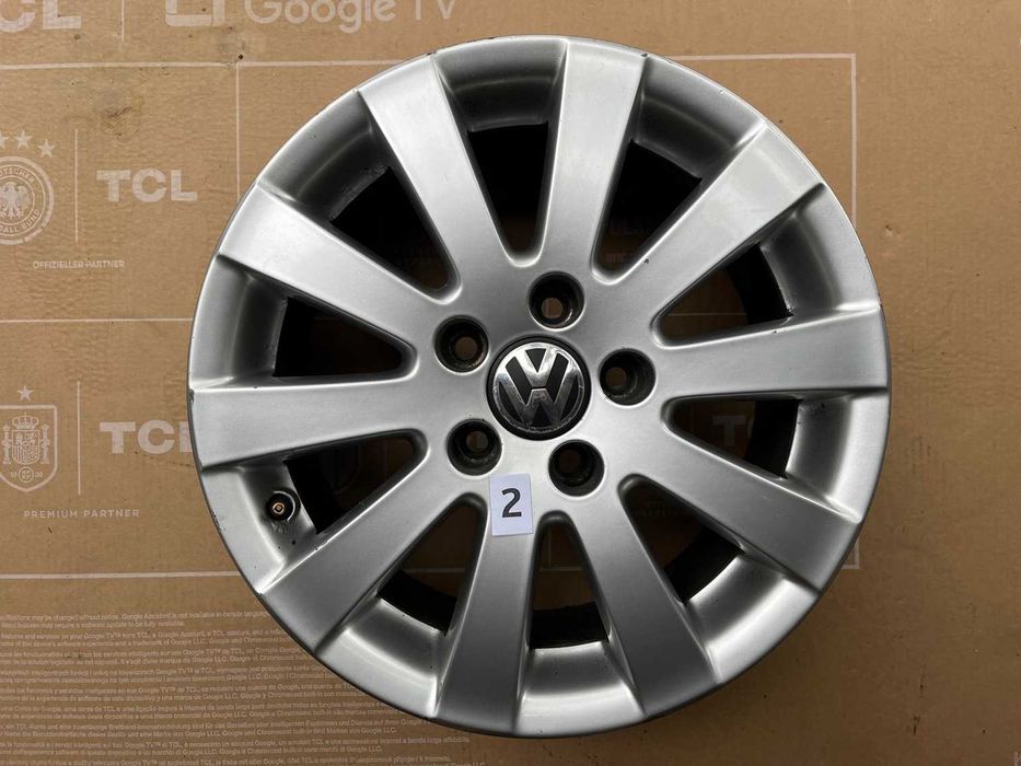 4 jantes originais Volkswagen VW 16" modelo Milwaukee (sem pneus)