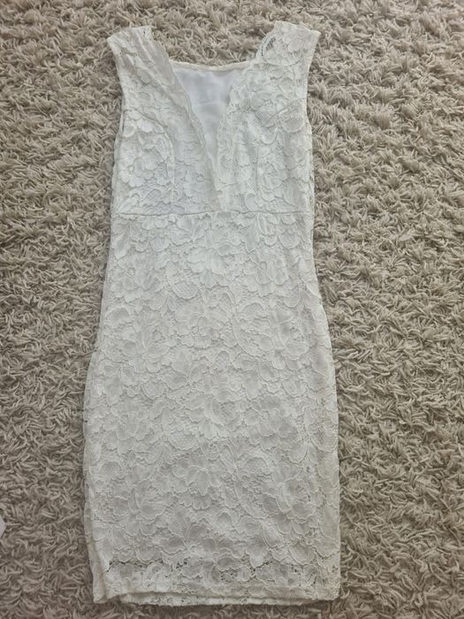 Sukienka Koronka z wstawka z Siateczki