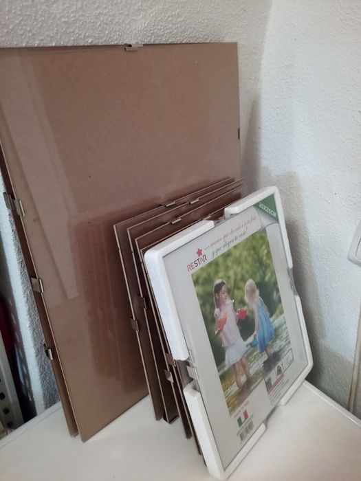 Molduras clip de vidro