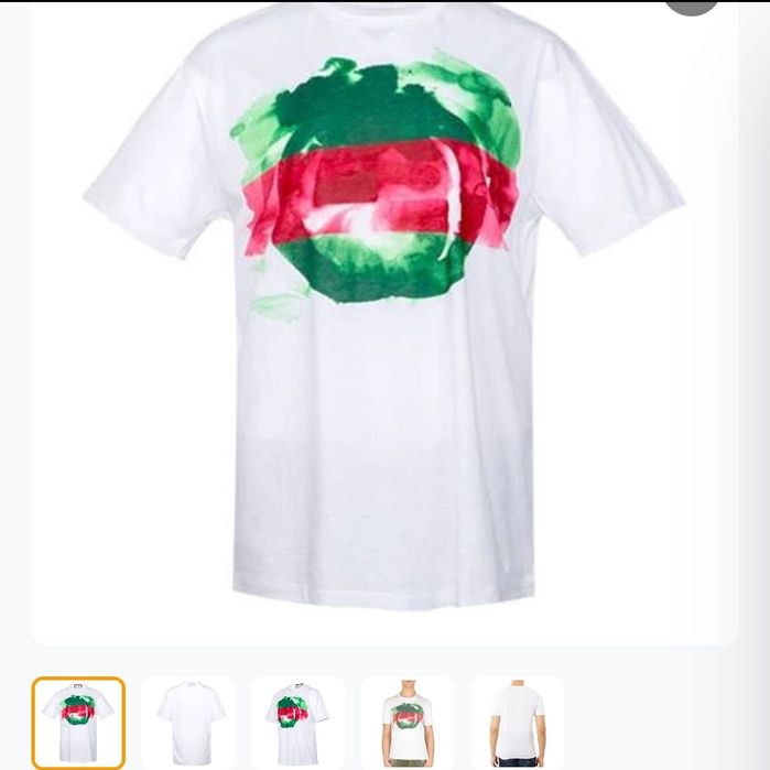 Футболка Gucci Watercolor GG logo
