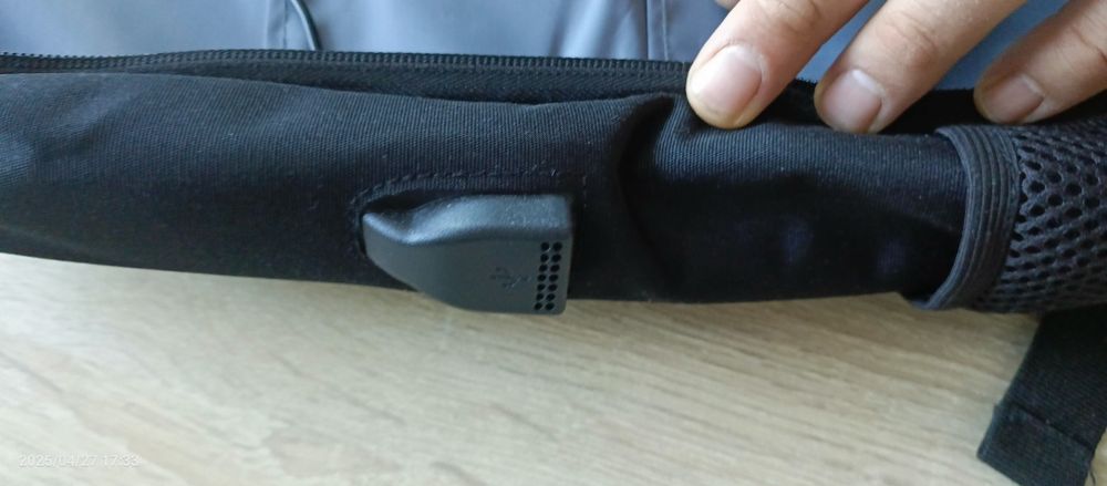 Plecak usztywniony laptop USB NOWY