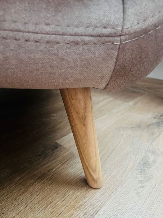 Fotel jasno bezowy KELSO