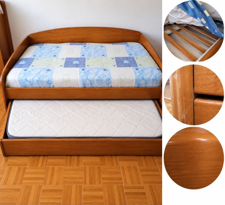 Cama Estúdio em Madeira de Faia
