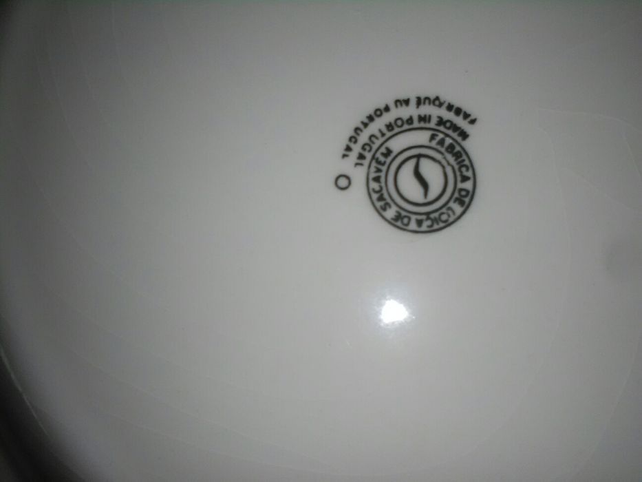 Conjunto de 8 Pratos Loiças de Sacavém