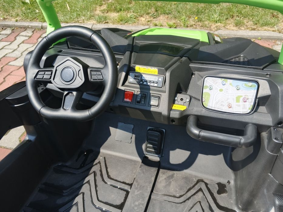 Buggy elektryczne auto  LED MP3 USB pasy UTV-2000 4x4 24V