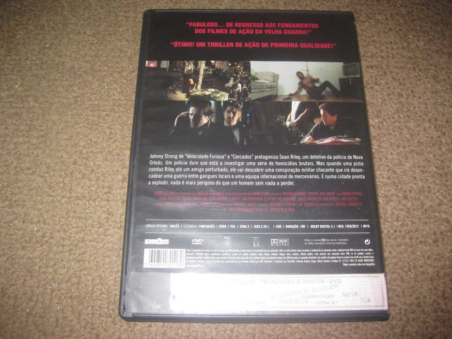 DVD "Pecadores e Santos" com Tom Berenger