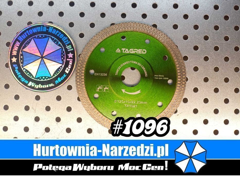 Tarcza diamentowa do płytek 125mm ceramiki kamienia gresu do kafli