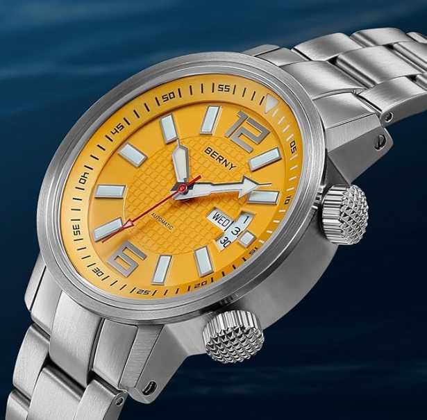 Zegarek BERNY zegarek en's Automatic Compressor Diver WatchAM7081MS