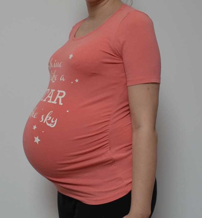 Bluzka koszulka t-shirt ciążowy s 36
