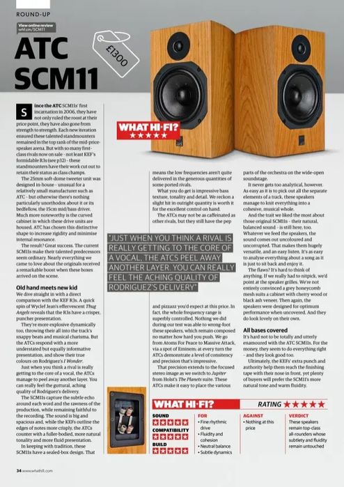 HI-FI акустика ATC SCM 11 (весь модельний ряд ATC)