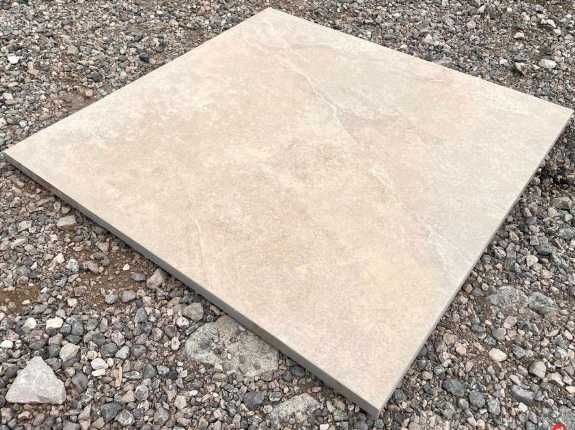 Płytki Gresowe na taras Gres 60x60x2cm Pizzara Cream płyty beżowe 2cm