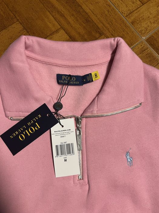 Camisola com fecho rosa da Ralph lauren - tamanho M