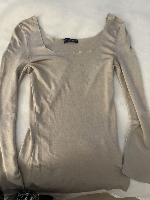 Top Dolce & Gabbana dourado tam G equivalente a XL