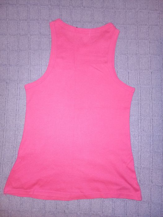 T-shirt Zara sem mangas rosa tam M