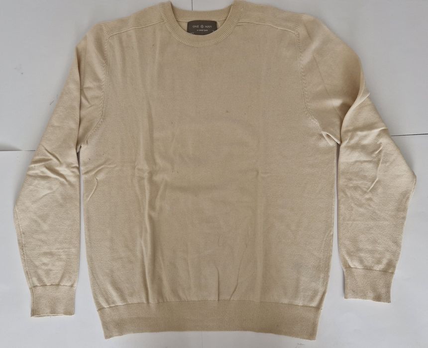 Camiso gola redonda, creme, Shop One (artigo só até 20 de Março)