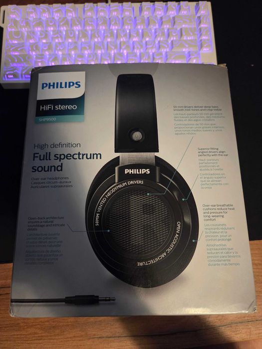 Słuchawki Philips shp 9500 jak nowe