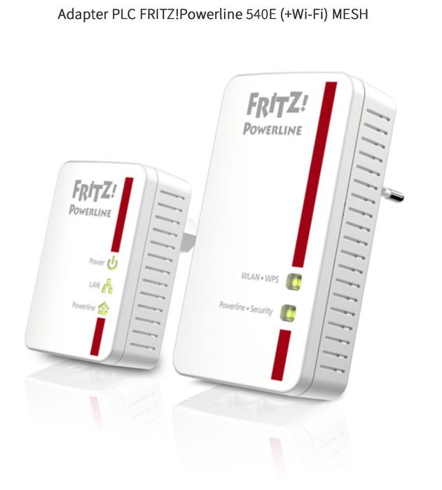 Fritz!Powerline 540E WLAN - Adapter - WiFi