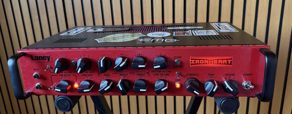 Wzmacniacz Laney IRT-Studio Limited Edition Red – lampowy head