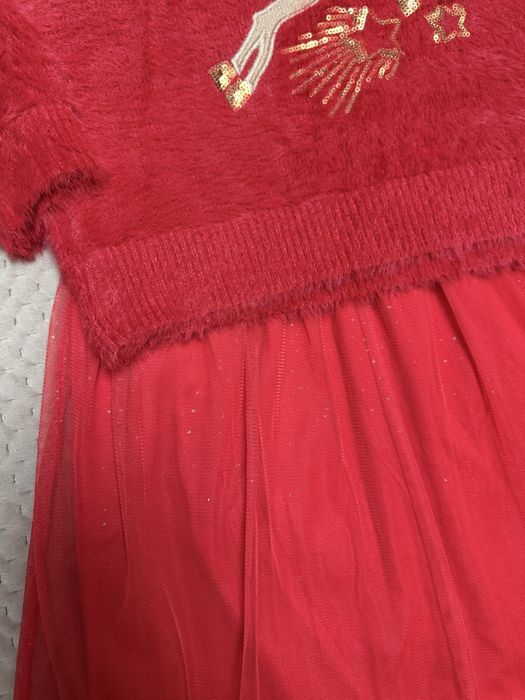 Новогодний свитер для девочки