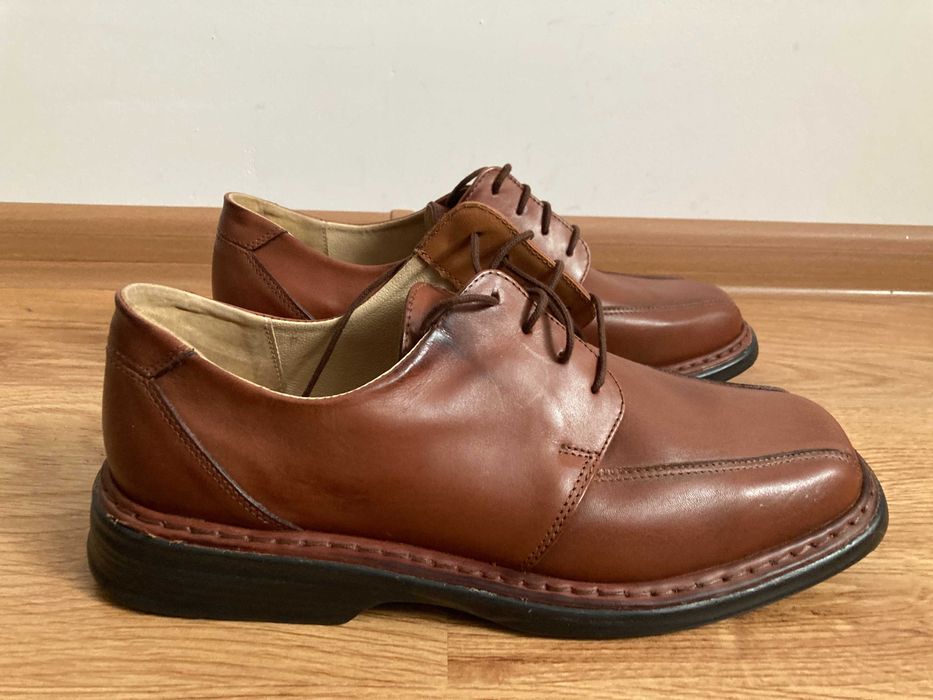 Buty męskie pantofle skóra 44 wkładka ok.28,5cm