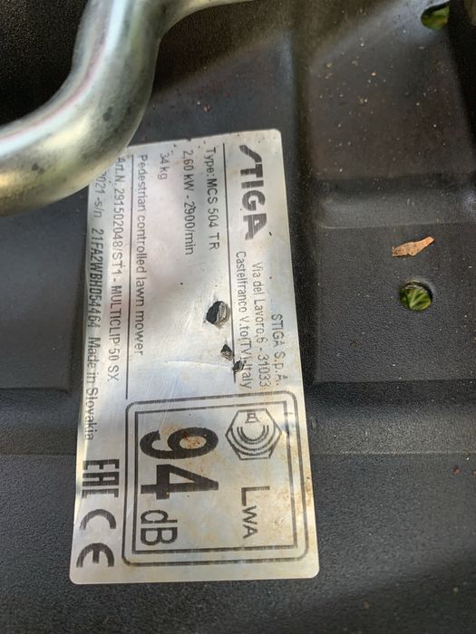 Kosiarka  Mulczer Honda Stiga