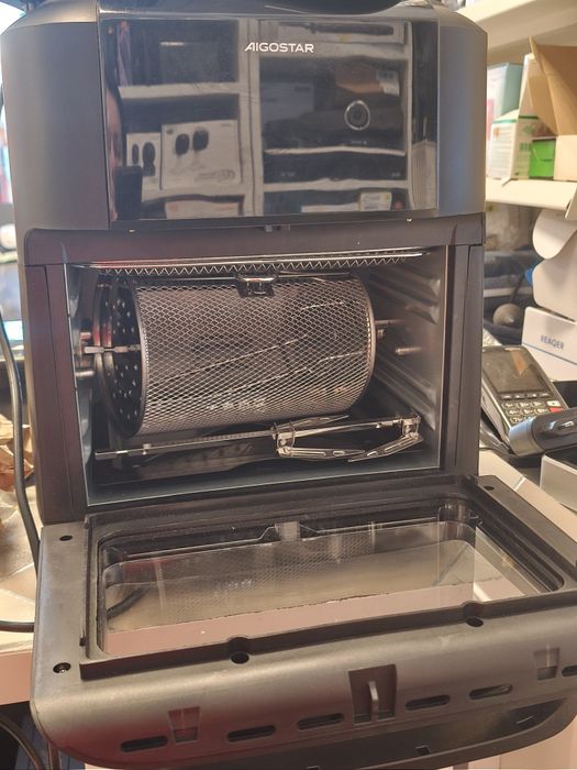 Aigostar 300010YVM Frytkownica+minipiekarnik, 1700 watt, z bębnem.