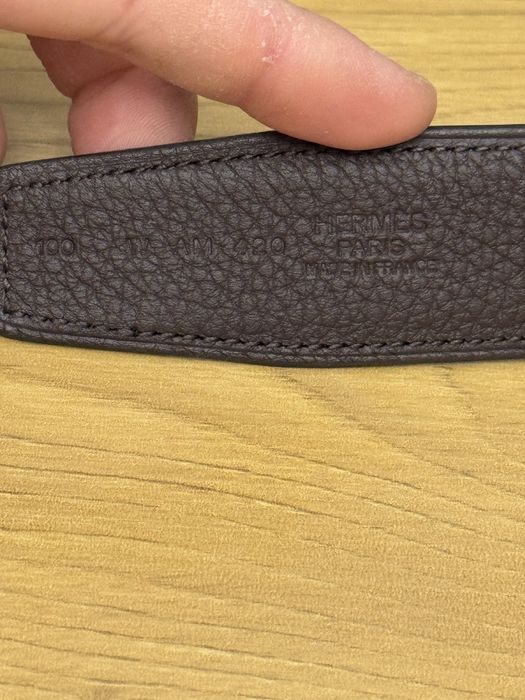 ремень Hermes двухсторонний