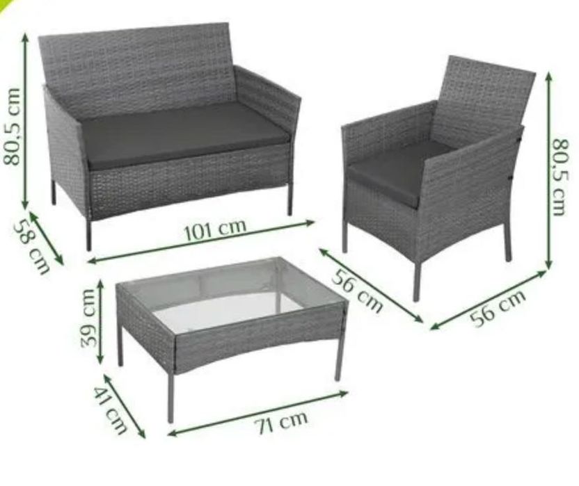 Meble Ogrodowe Zestaw Mebli Ogrodowych Technorattan Taras Stolik Sofa