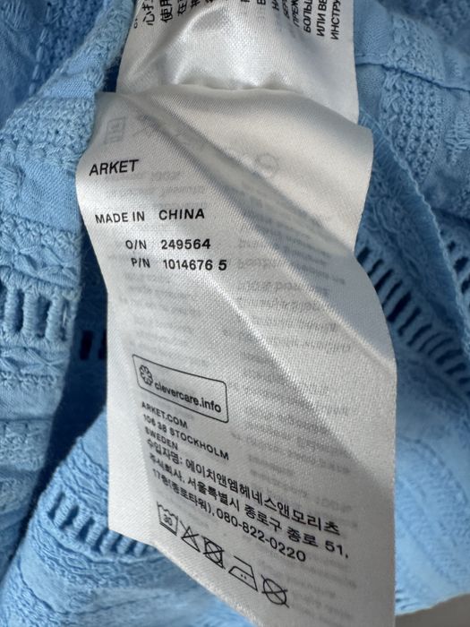 Arket haftowana tunika Long shirt