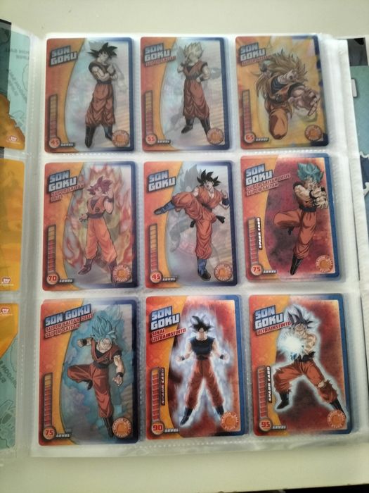 Coleção completa de Trading Cards Dragon Ball Super