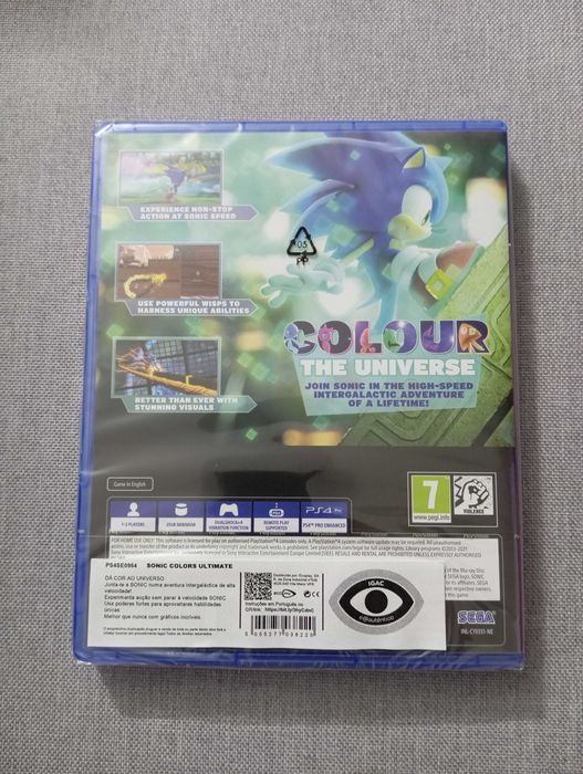 Sonic colours ultimate (NOVO e SELADO)PS4 PlayStation 4 (retomo jogos)
