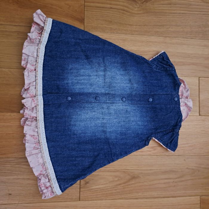 Sukienka jeansowa, dziewczęca, Mamas papas, 3-6 msc