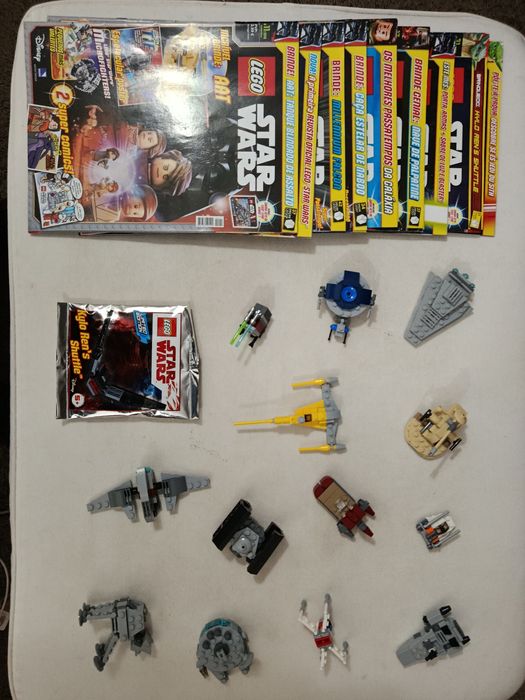 STAR  WARS  - ( 7 revistas + 7 LEGO ) ll