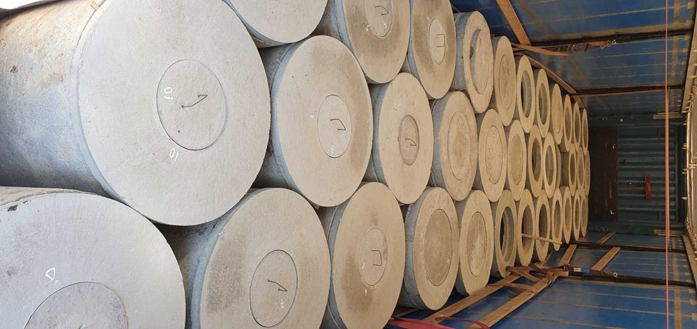 Залізобетонні кільця. Діаметр 0.72-0.93-1.2-1.7-2.2 метра. Лотки труби