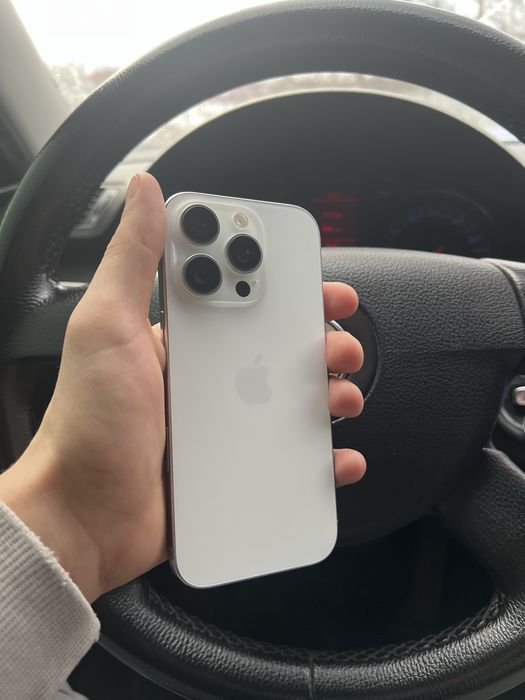 iPhone 16 Pro 128 GB White • 89% батарея • Ідеальний стан