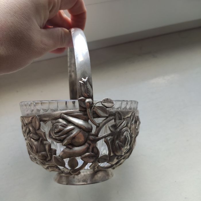 Cukiernica posrebrzana Hefra L9R postmodernizm