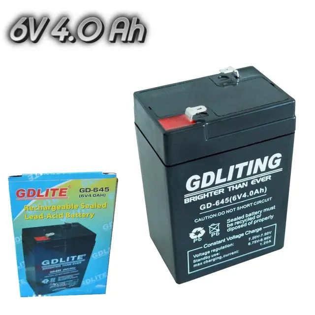 Акумулятор Батарея 4V 400мА 4Ah 5А 6А 6Аh 6V 4A 4Ah 4,5Ah  ваги весы