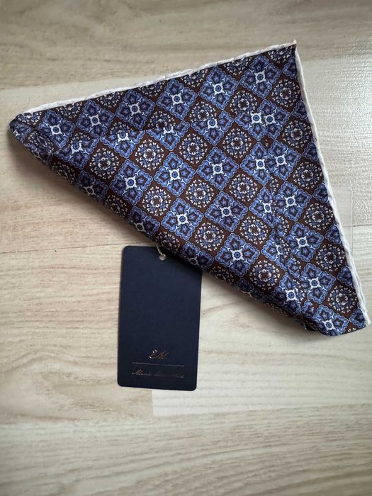 Nowa jedwabna poszetka 100% jedwab - firma EM