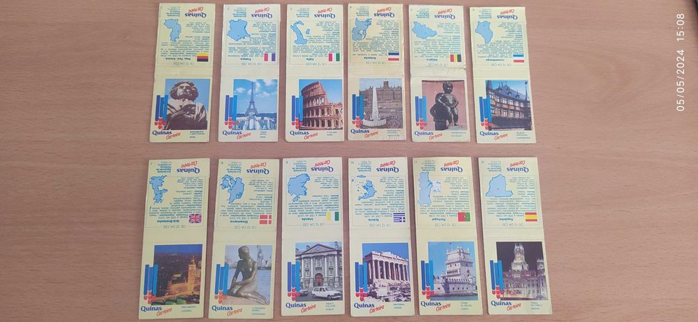 Complete Collection of Quinas Matchbox Wallets "The 12 of the EEC"64174062444802120