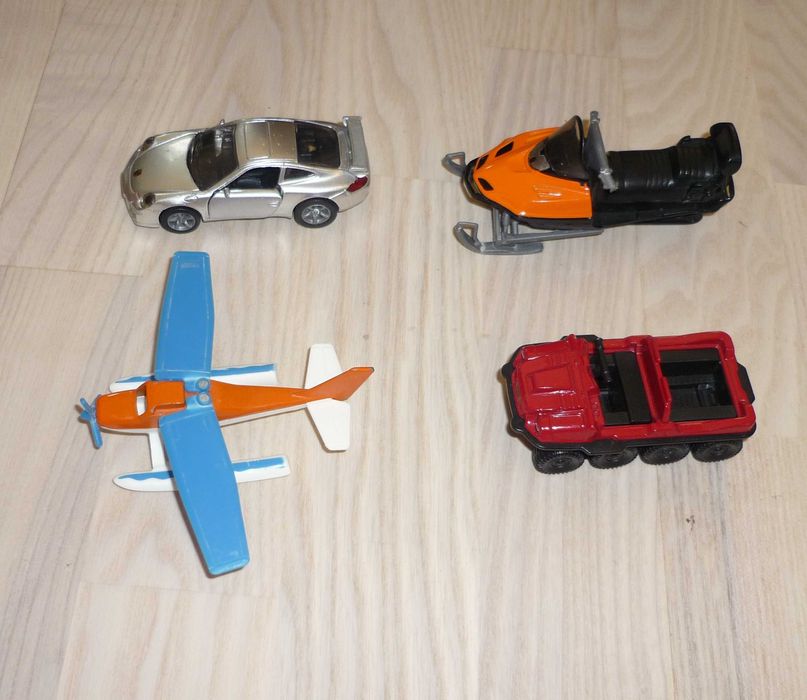 Samochody Pojazdy Siku Samolot Skuter ZESTAW