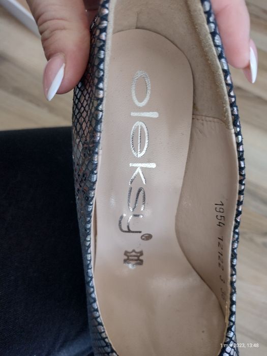 Nowe czółenka damskie Oleksy r.36