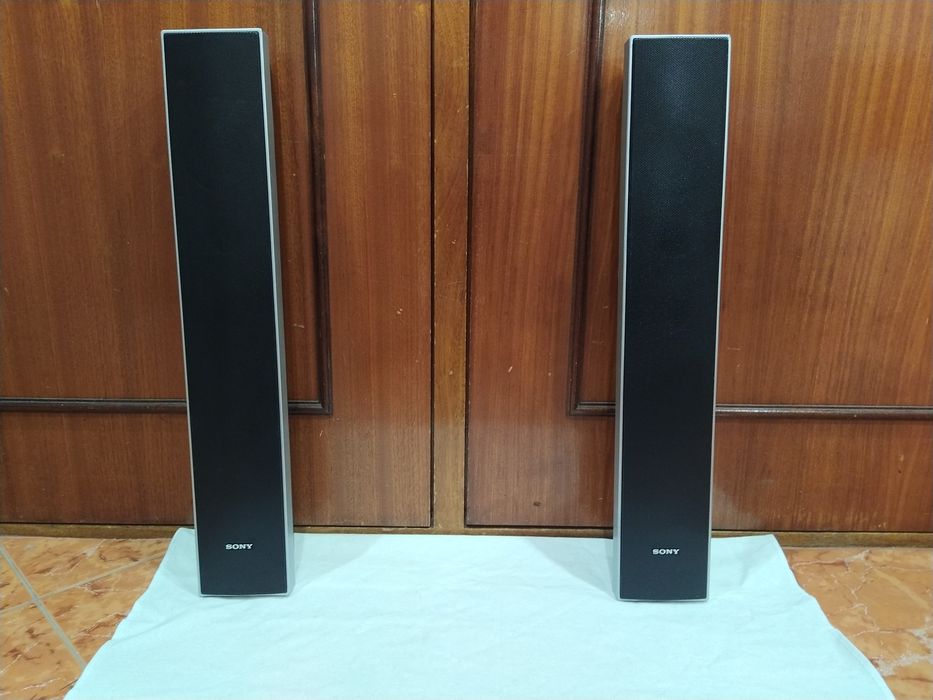 Colunas altifalantes de som  da Sony casa quarto apartamento vivenda.