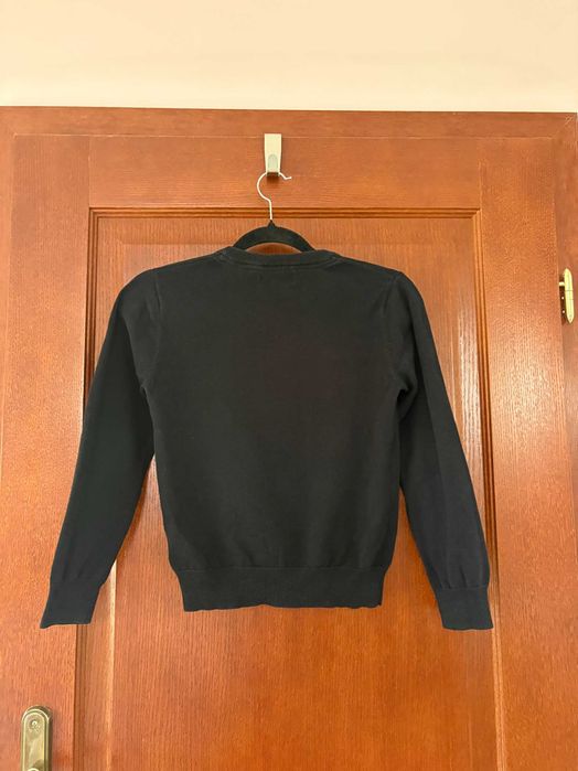 Czarny sweter dla chłopca Ben Sherman rozmiar 9/10 lat, 140 cm
