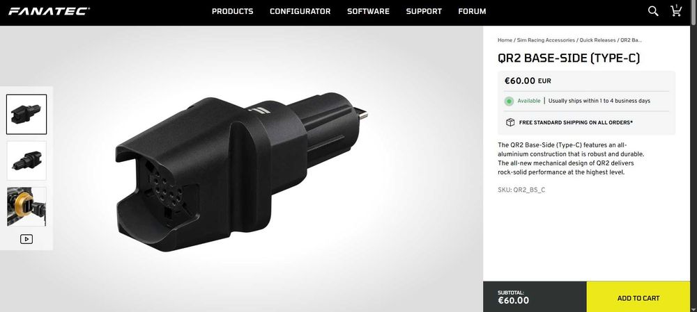 Fanatec GT DD PRO (8nm) + Pedais CSL + Load Cell + Suporte QR2 [NOVO]