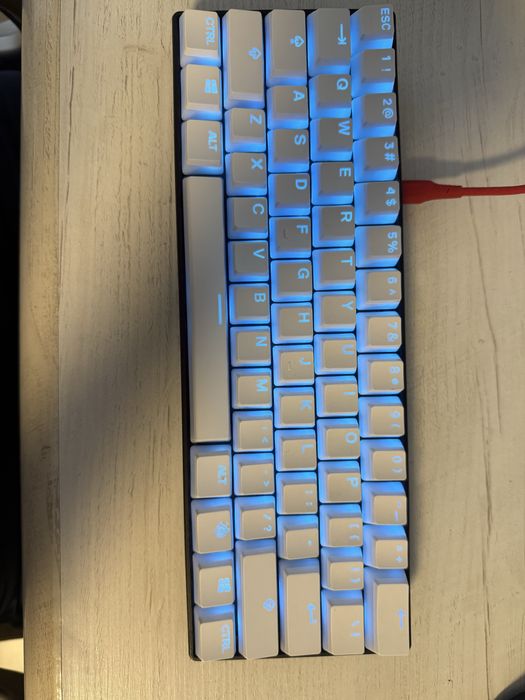 Клавіатура 60% Magegee MK-mini White