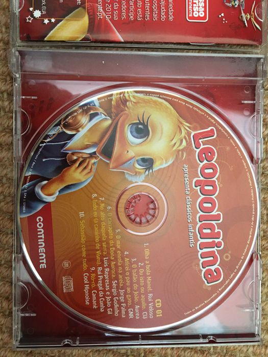 3 CDs de música Leopoldina