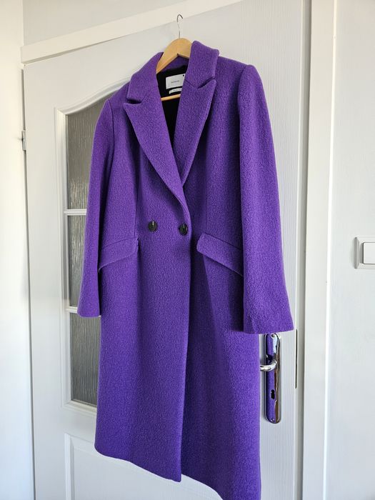 Płaszcz wełniany Reserved rozmiar 36-38 plus czapka .